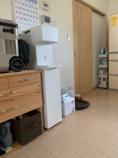 ウォータースタンド「ピュアライフ」のユーザー・長谷川さん(仮名・52歳女性)の利用画像。